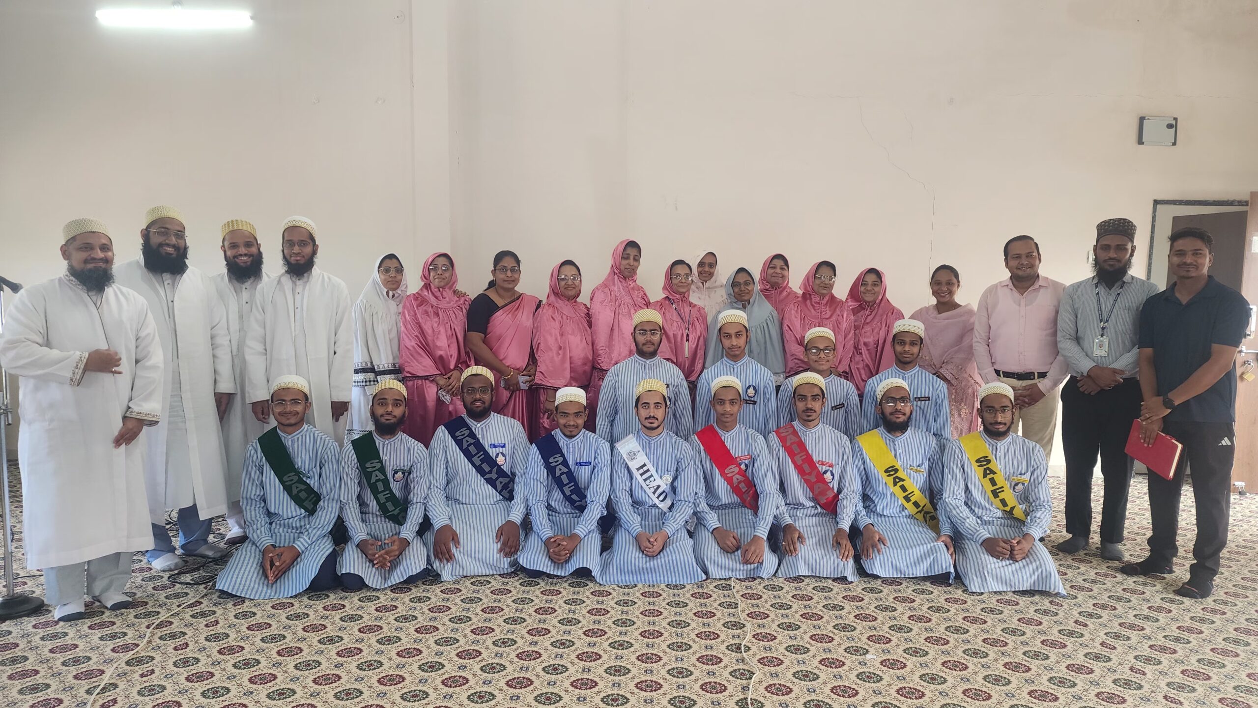 Group Photo with Principal and Staff